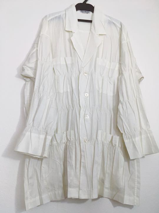ISSEY MIYAKE イッセイミヤケ シャツ ブラウス ホワイトシャツ