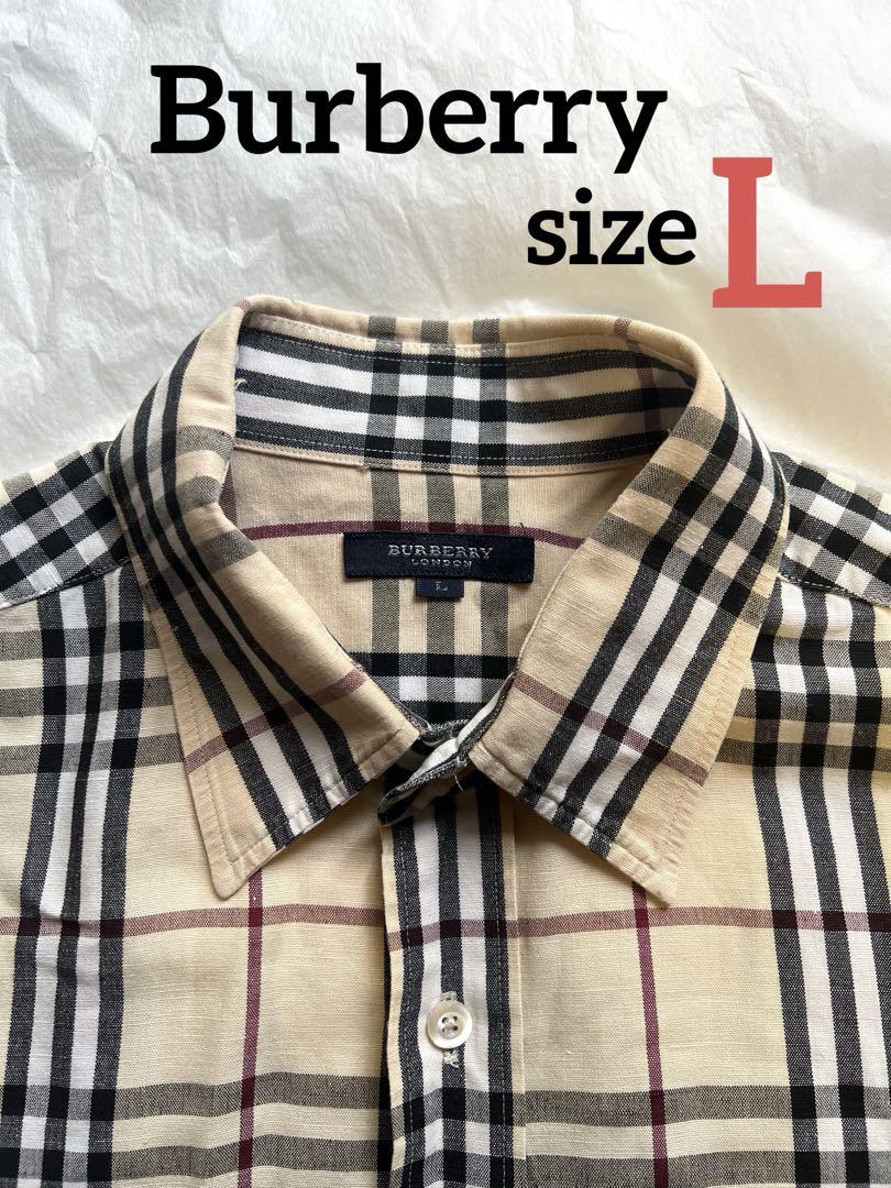 バーバリー ロンドン BURBERRY LONDON シャツ 半袖 ストレッチ