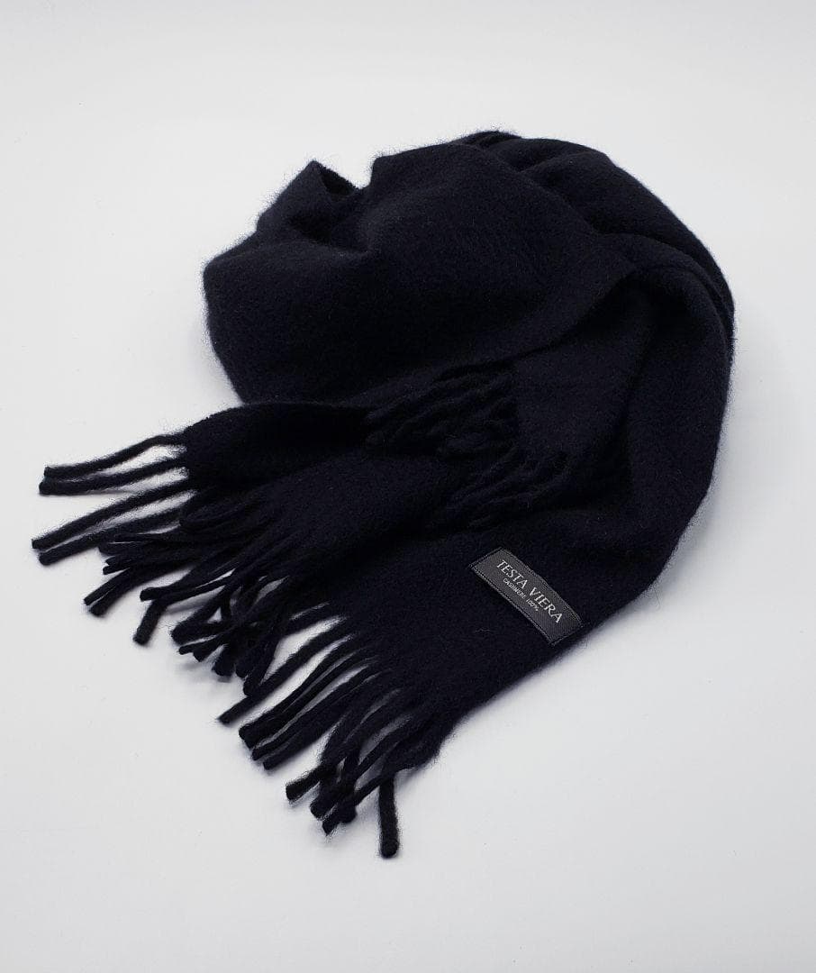 TESTA VIERA カシミヤ 深喜毛織 マフラー目立った傷や汚れなし