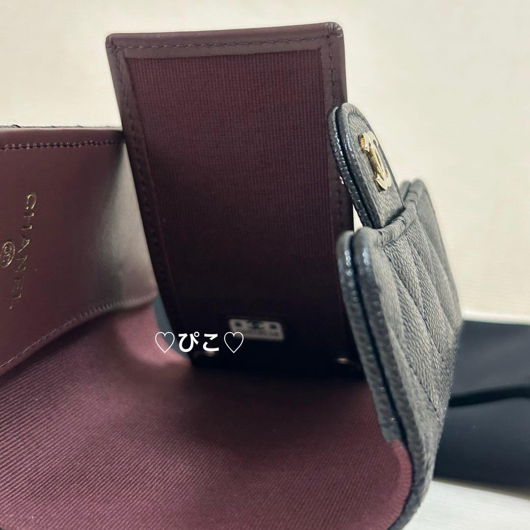 （新品 正規品）CHANEL シャネル キーケース 4連 キャビアスキン