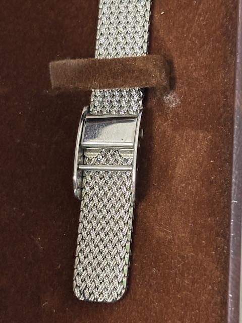 LONGINES ロンジン 腕時計 スクエア メッシュバンド ステンレス