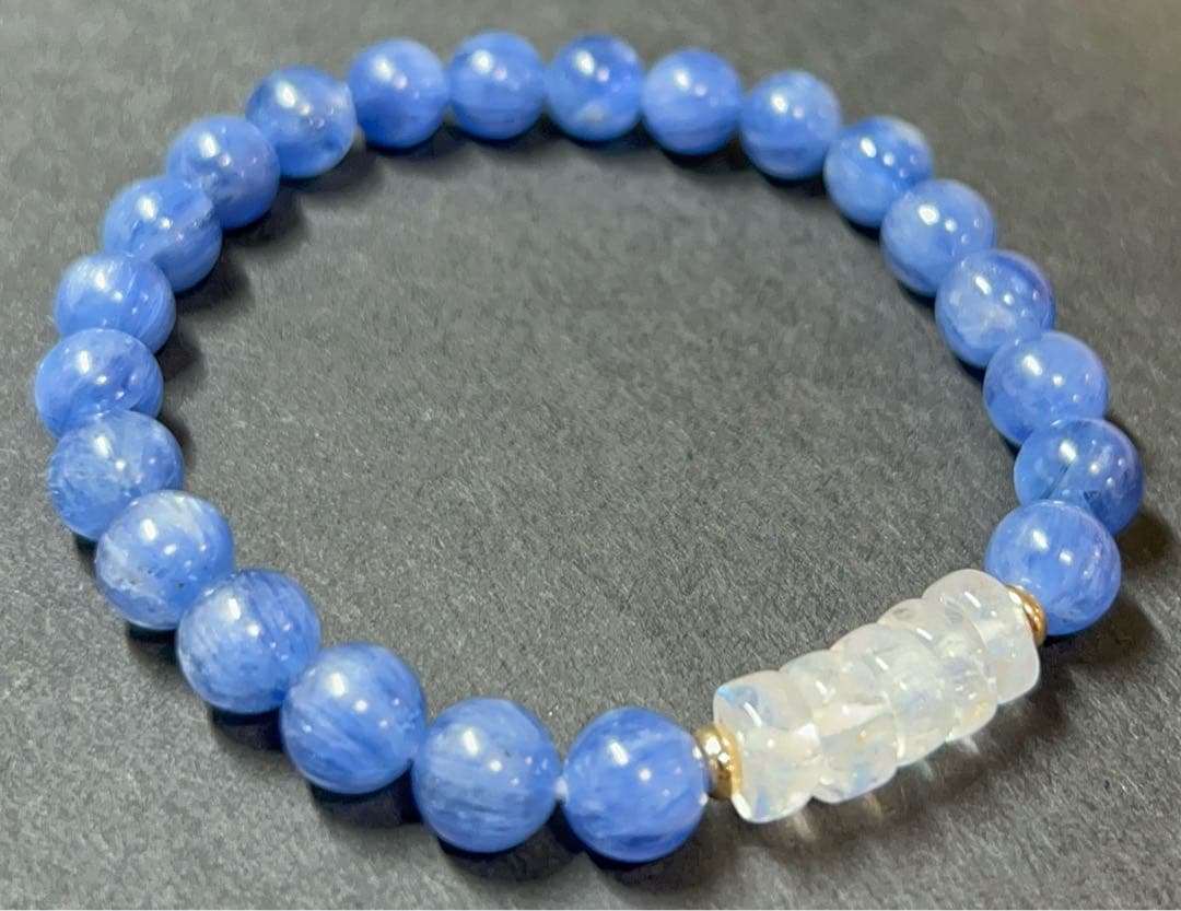 ✴️ カイヤナイト　レインボーアンデシン　天然石　レインボームーンストーン