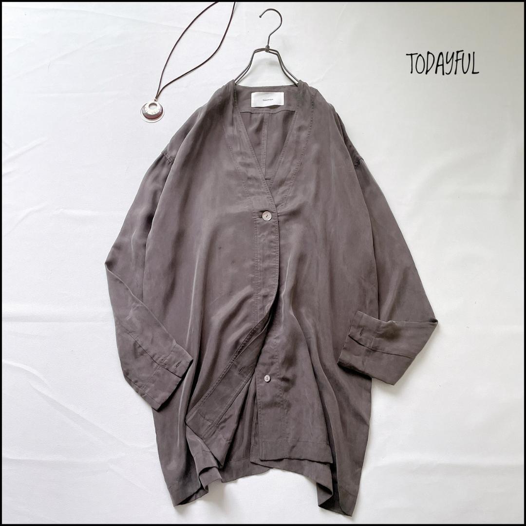 【美品】TODAYFUL　夏の冷房日焼け対策に◎体型カバーまで叶うオシャレシャツ