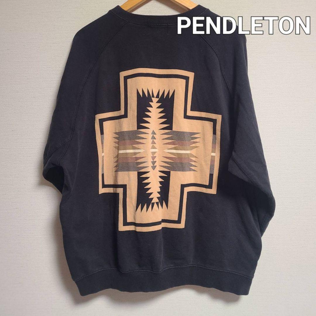 ☆送料☆無料☆!ペンドルトン PENDLETON スウェット パーカー ロゴ ブルゾン L 希少雑誌掲載で完売話題!