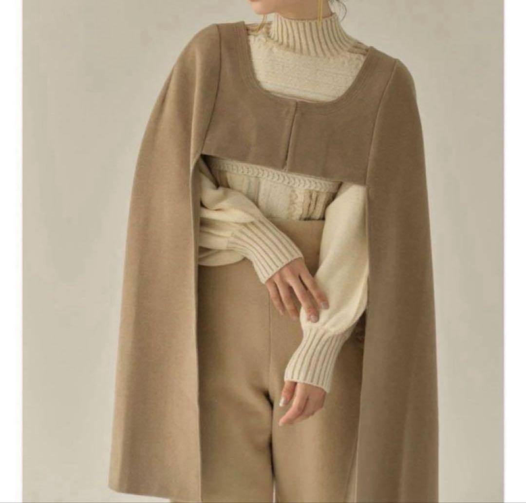 ✨極美品✨エフィ　eaphi square neck short jacket