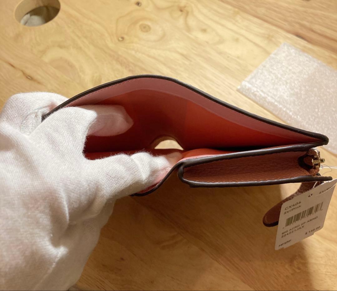 coach 二つ折り財布 スタッツ ピンク coach 二つ折り財布 スタッツ ピンク