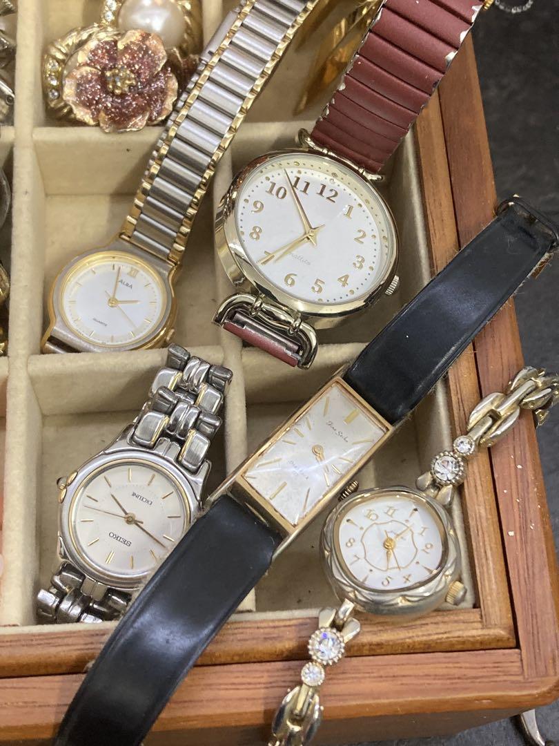 遺品整理 イヤリング ネックレス 時計 指輪 金杯バレッタ　ブレスレット