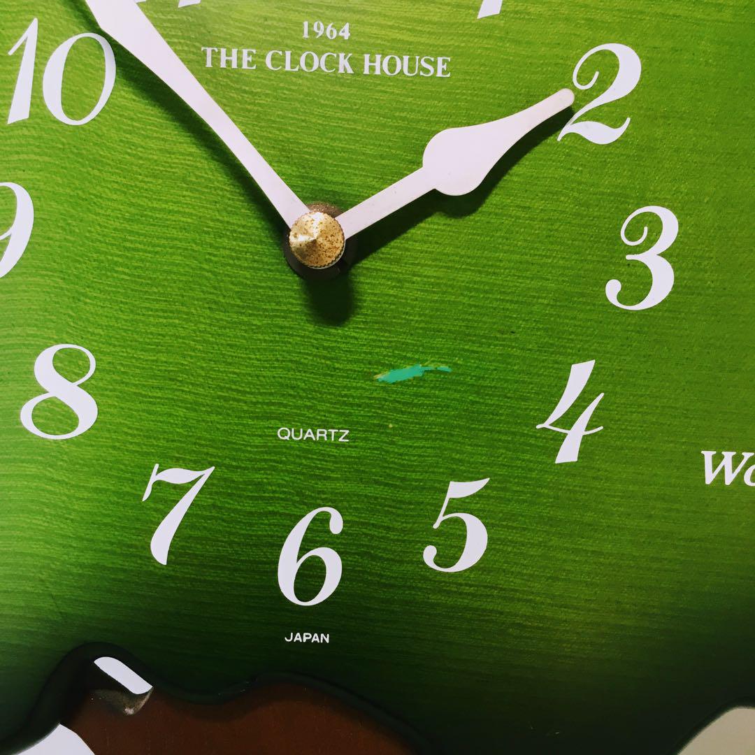 THE CLOCK HOUSE1964 鳩時計（緑） Woody cuckoo 木製 鳩時計 掛け時計 THE CLOCK HOUSE - メルカリ