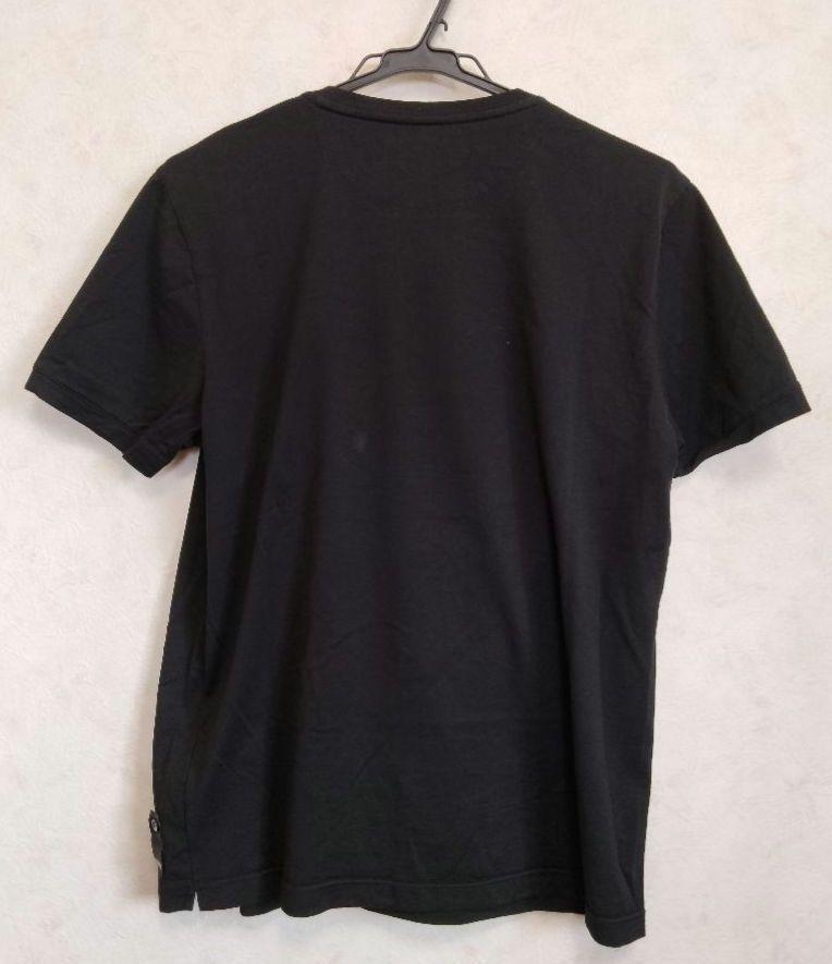 フェンディ　Tシャツ M ブラック　半袖　トップス　ROME ロゴ　メンズ