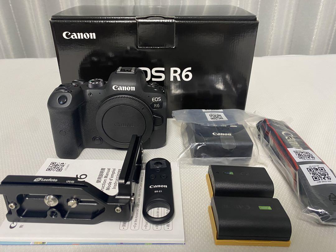 美品　eos r6 canon キャノン　三回使用　おまけ付