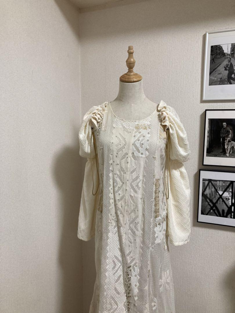 kishidamiki キシダミキshirring sleeve トップス