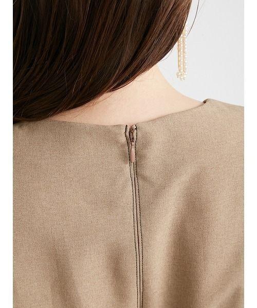 【美品】リリーブラウン　ベルト付きステッチワンピース