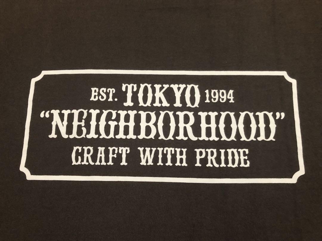 NEIGHBORHOOD ネイバーフッド ロゴ ロンT Mサイズ 長袖Tシャツ