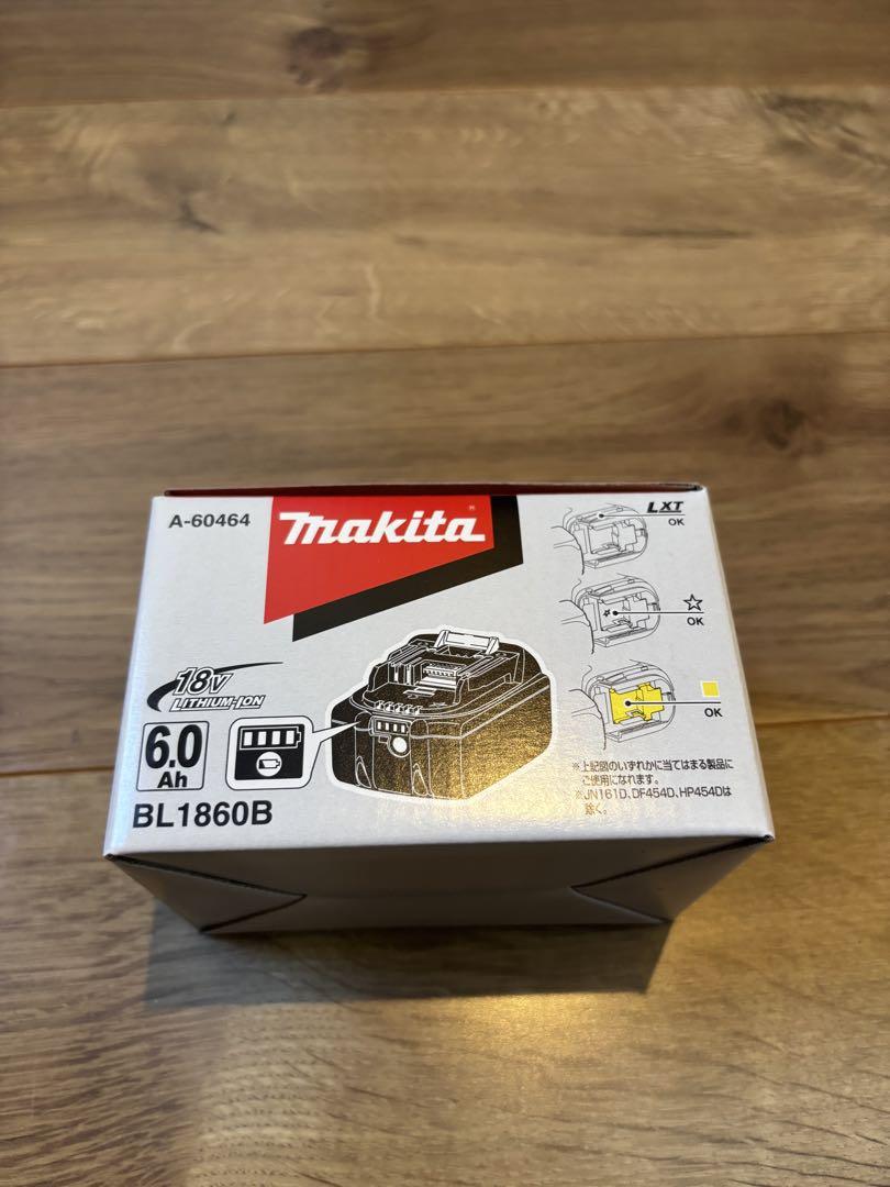 makita 18V 6.0Ah リチウムイオンバッテリー BL1860B