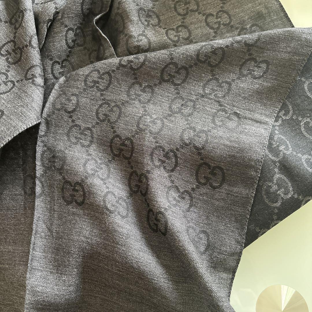 GUCCI ストール　ブラック