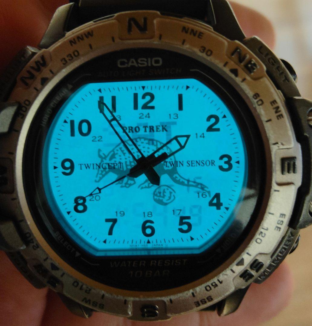 CASIO プロトレックPRT-50 デジアナ 稼働品