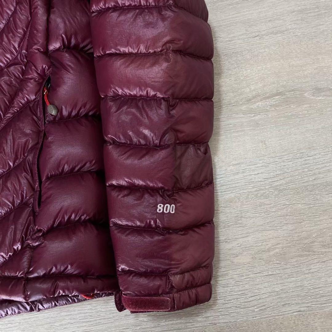 ノースフェイス SUMMIT ライトダウン 800FIL ボルドー レディースM