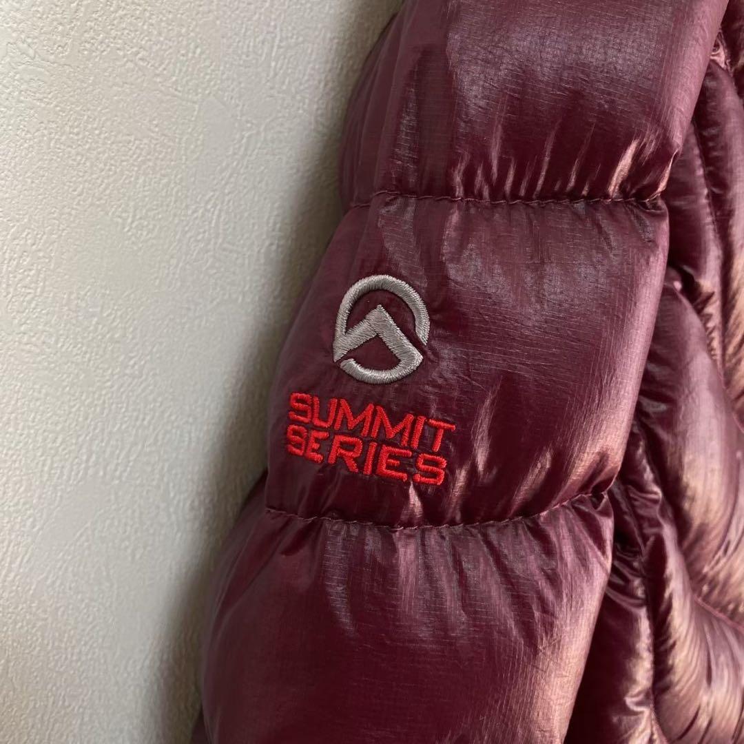 ノースフェイス SUMMIT ライトダウン 800FIL ボルドー レディースM