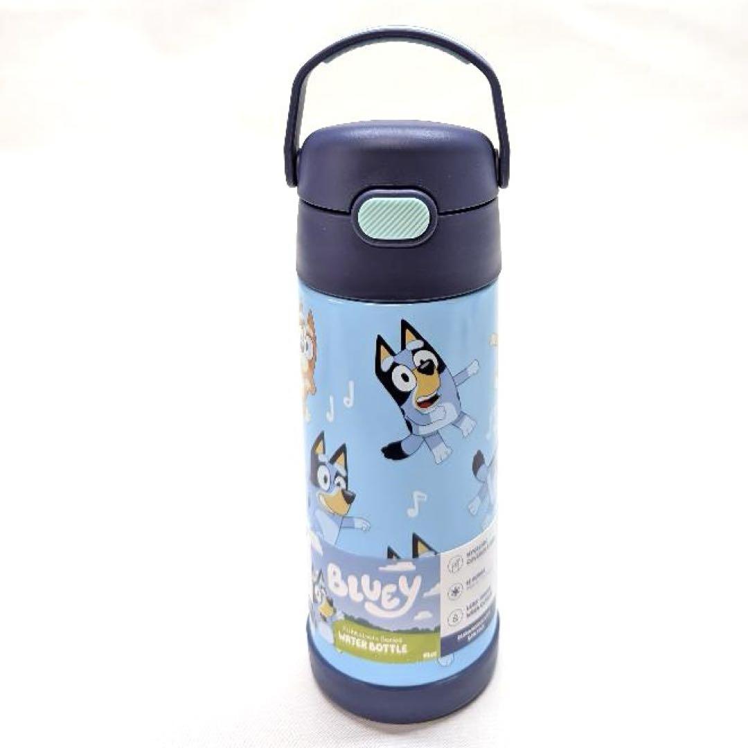 Bluey ブルーイ 水筒 Thermos サーモス ストロー 蓋付き キッズ
