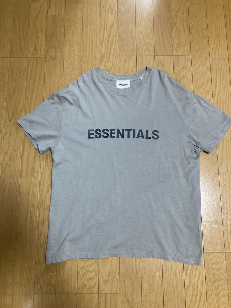 超美品　ESSENTIALS Tシャツ　チャコールグレー　オーバーサイズ
