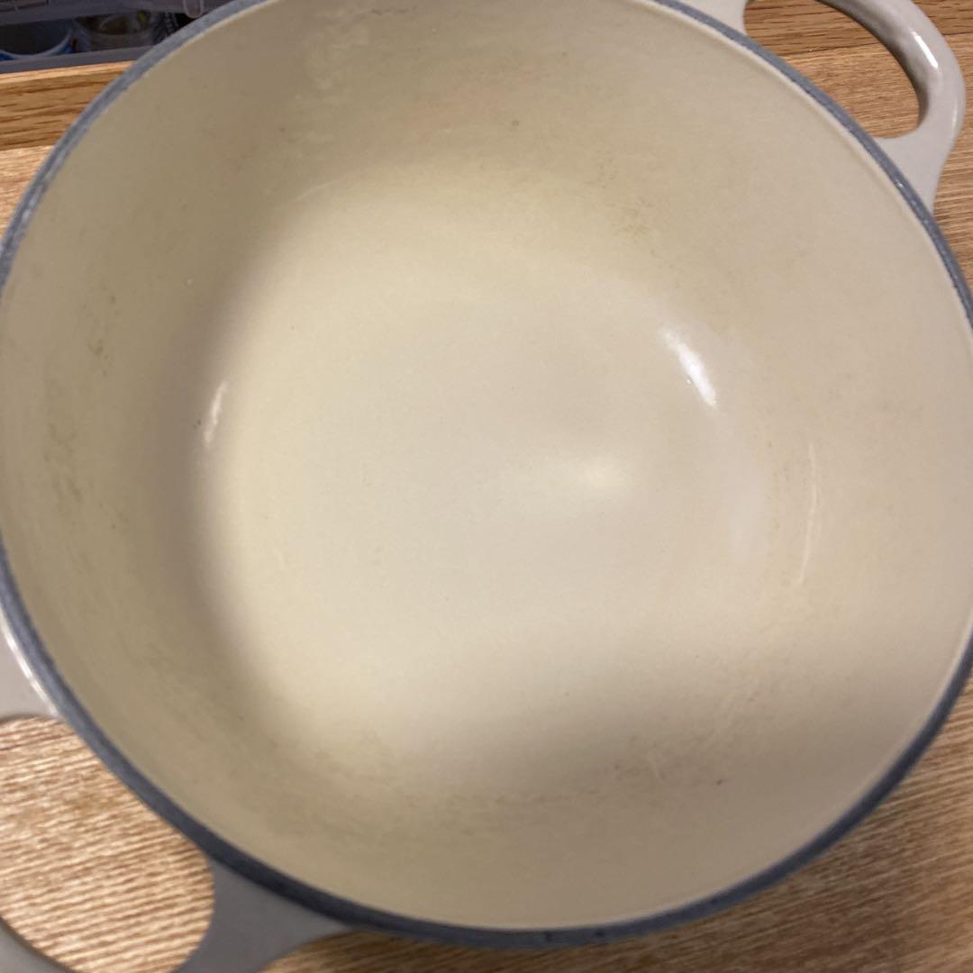 LE CREUSET 両手鍋 マルミット　リネン　18cm