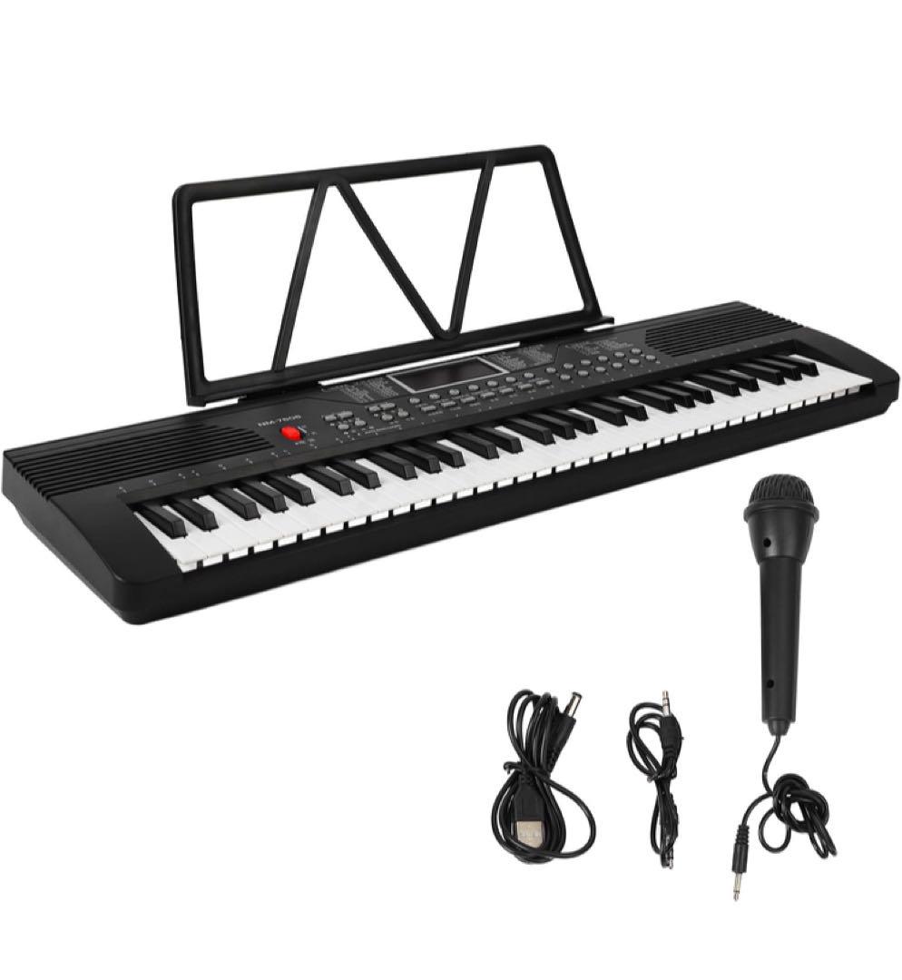 電子ピアノ 61鍵盤 メトロノーム AUX 電子キーボード 初心者 ピアノ Amazon | TERENCE 電子キーボード 61鍵盤 初心者向け 楽器