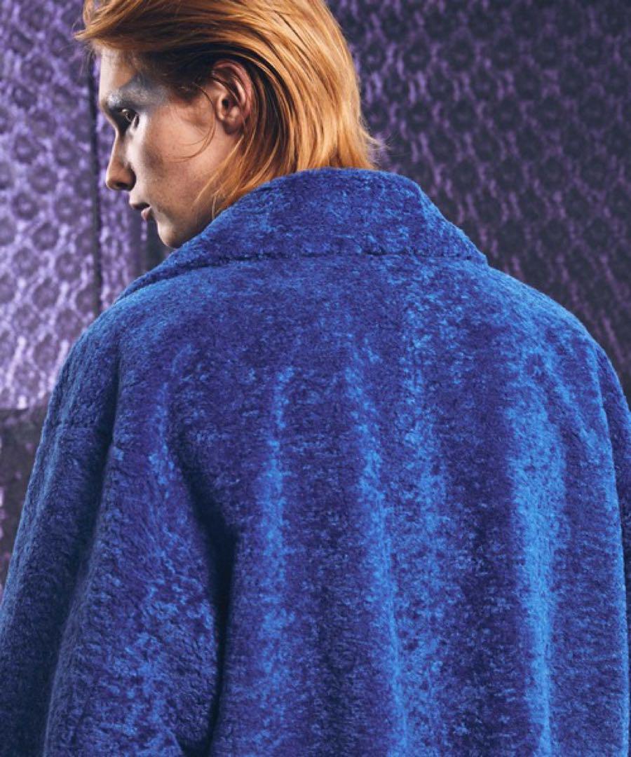 MAISON special シャイニーボアプライムオーバーダブルハーフコート