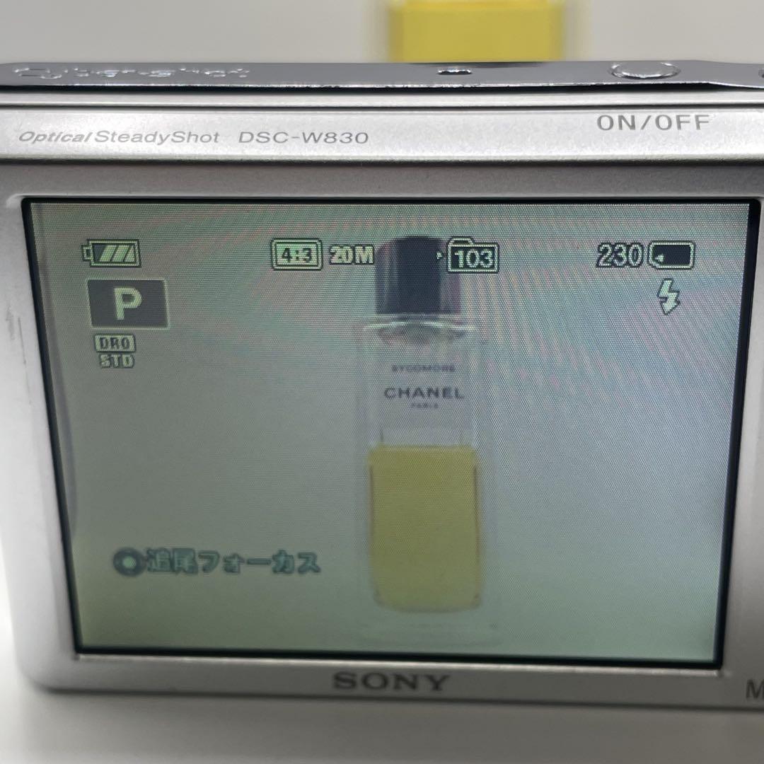 SONY DSC-W830 ソニー サイバーショット デジタルカメラ シルバー