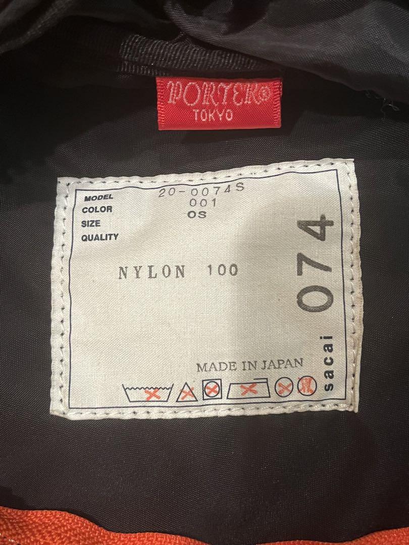 sacai porter ウエスト　バッグ