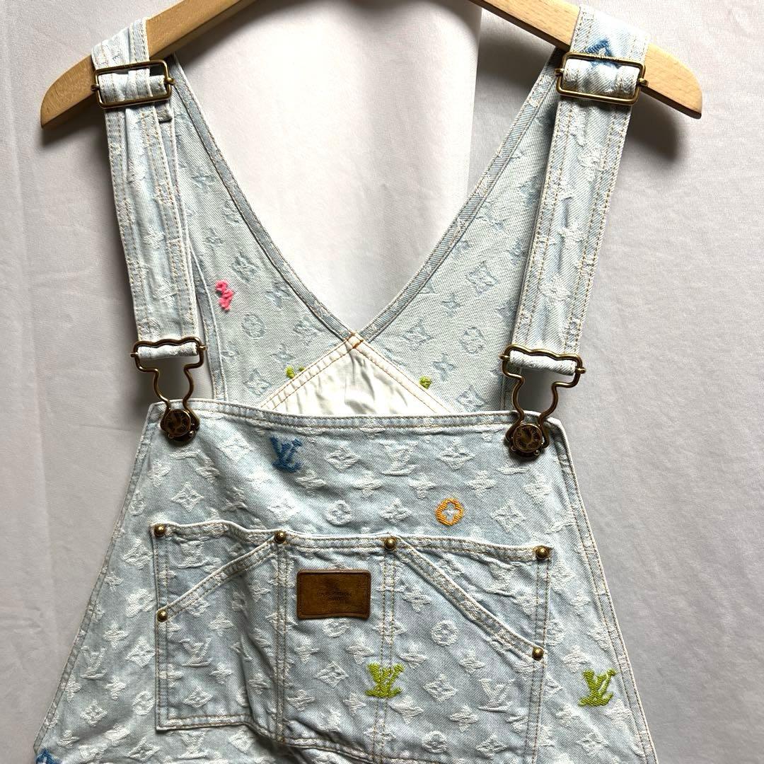 LOUIS VUITTON モノグラム デニムオーバーオール タイラー LOUIS VUITTON モノグラム デニムオーバーオール タイラー