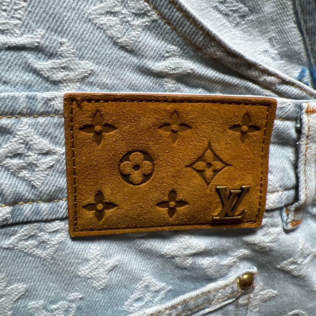 LOUIS VUITTON モノグラム デニムオーバーオール タイラー LOUIS VUITTON モノグラム デニムオーバーオール タイラー