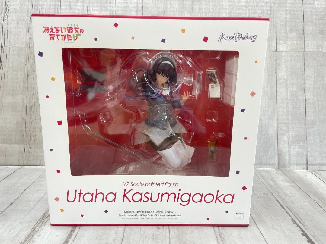 美品 Max Factory 冴えない彼女の育てかた♭ 霞ヶ丘詩羽 1/7 制服