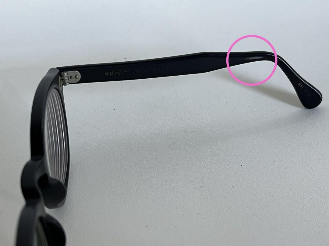 MOSCOT レムトッシュ マットブラック クリップトッシュ 49サイズ