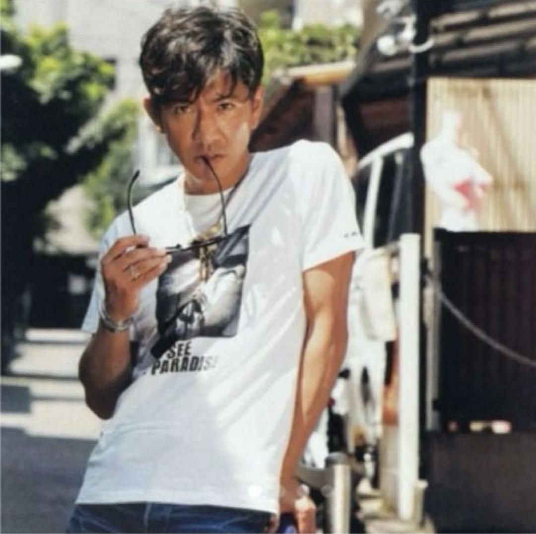 木村拓哉 キムタク 着用 海を見る少女 操上和美フォトTシャツ