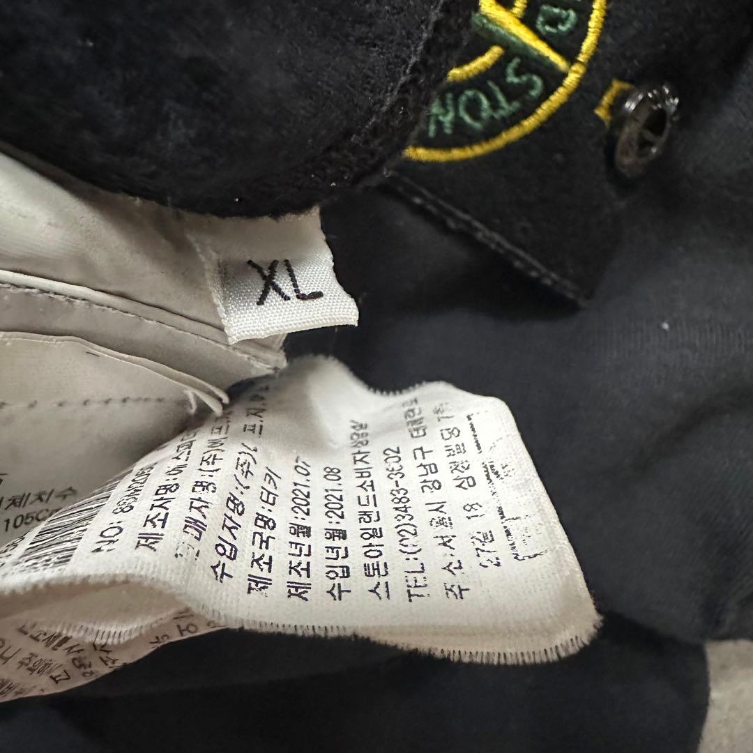 【即完】XLブラック　stone  スウェット　トレーナー黒