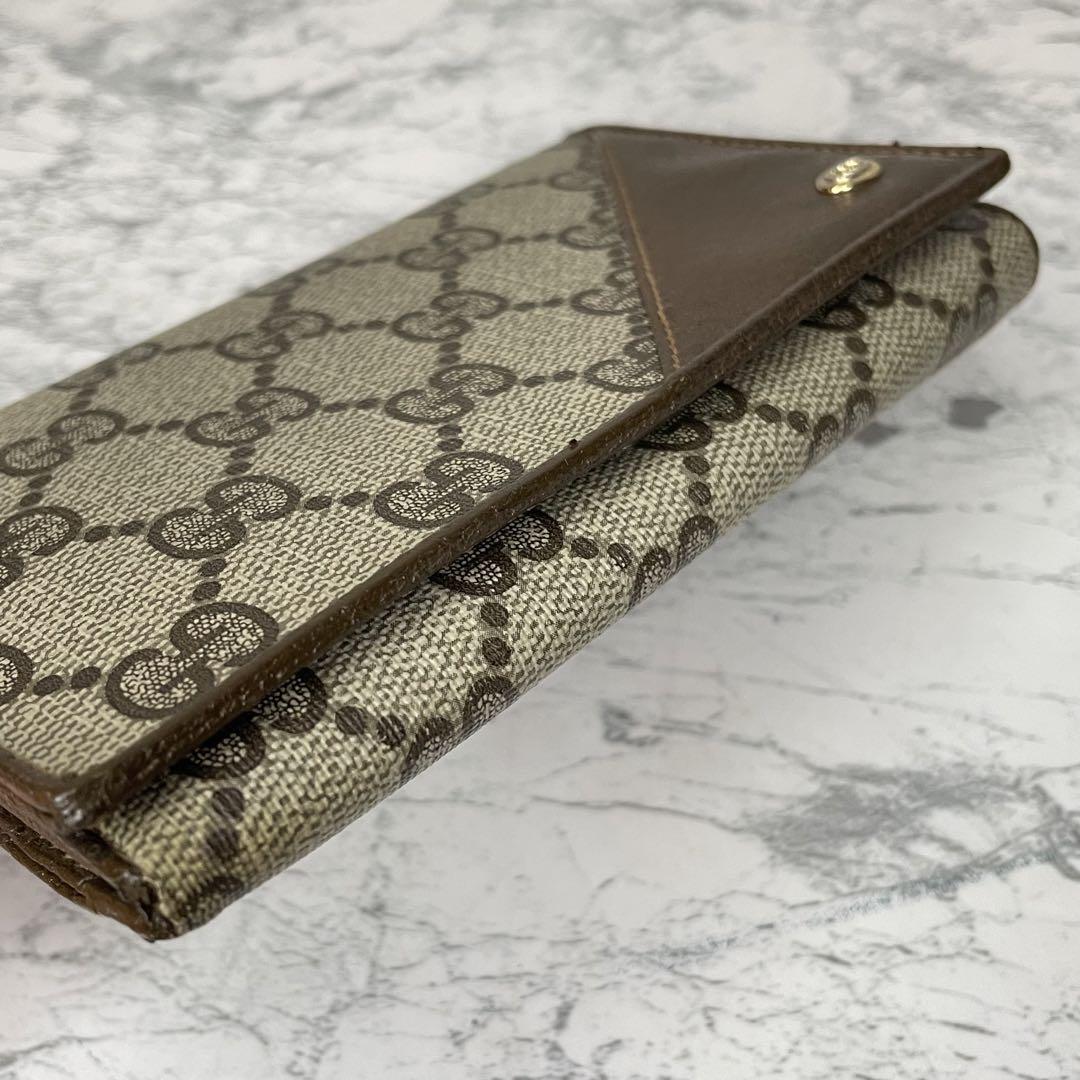 OLD Gucci グッチ　gg柄　折り財布　ヴィンテージ