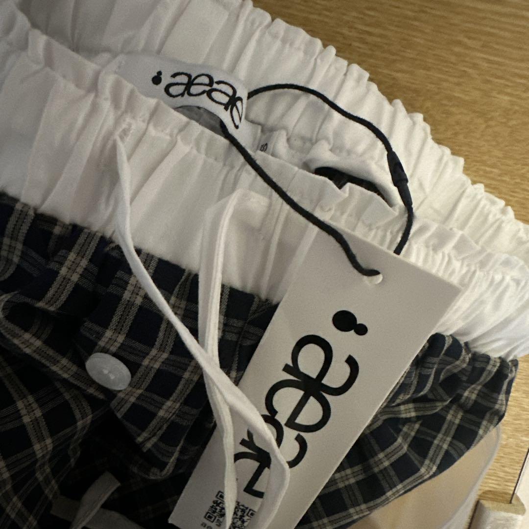 AEAE Pajama Lounge Pants チェック柄パンツ パンツ