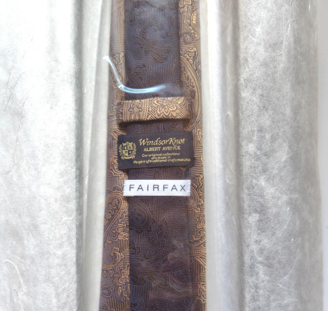 【新品・未使用】ネクタイ ウインザーノット ペイズリー