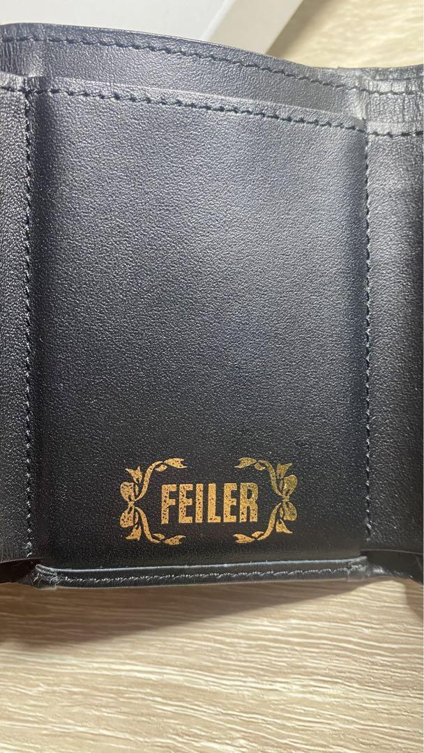 フェイラー ハイジ 三つ折り 財布 完売品 黒 ブラック