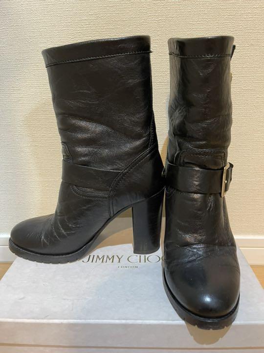 美品】JIMMY CHOOジミーチュウ バックルベルトブーツ 黒 - メルカリ 美品】JIMMY CHOOジミーチュウ バックルベルトブーツ 黒 - メルカリ