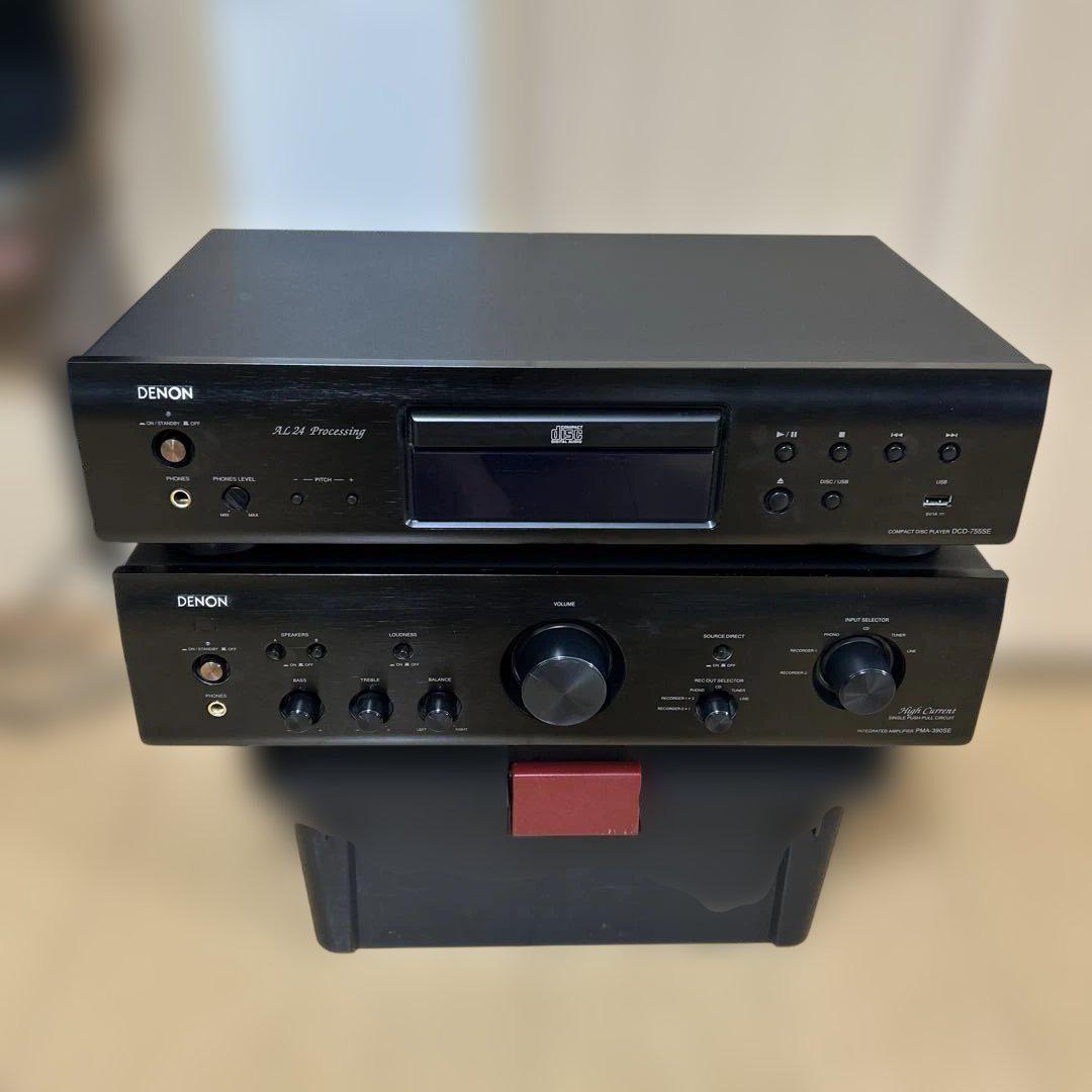 s*l様 DENON PMA-390RE&DCD-755REセット販売！ DENON PMA-390RE & DCD-755REの極上中古品を入荷致しました