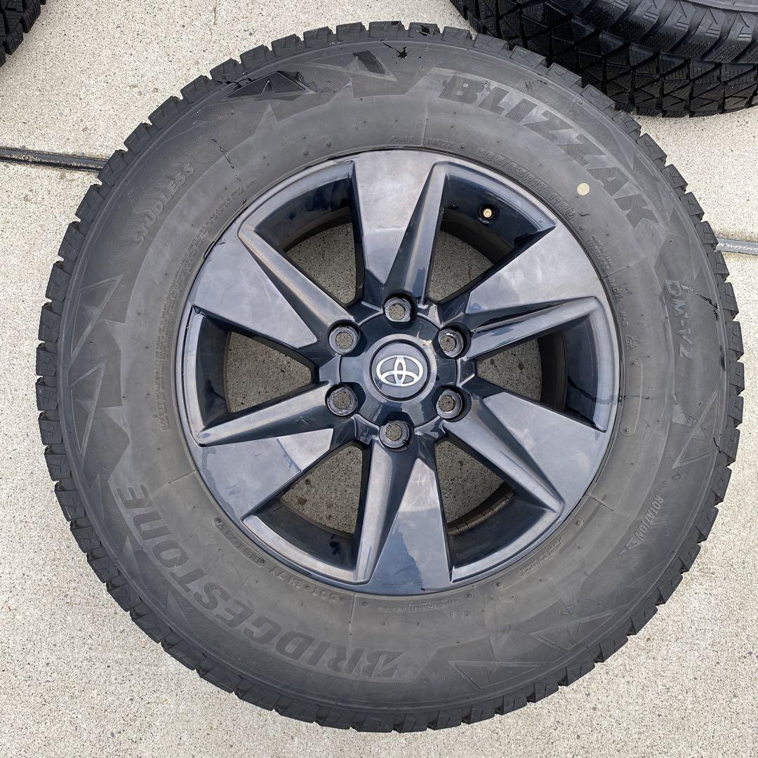 265/65r17 ブリザック　dm-v2 2019年製　ホイールセット　4本