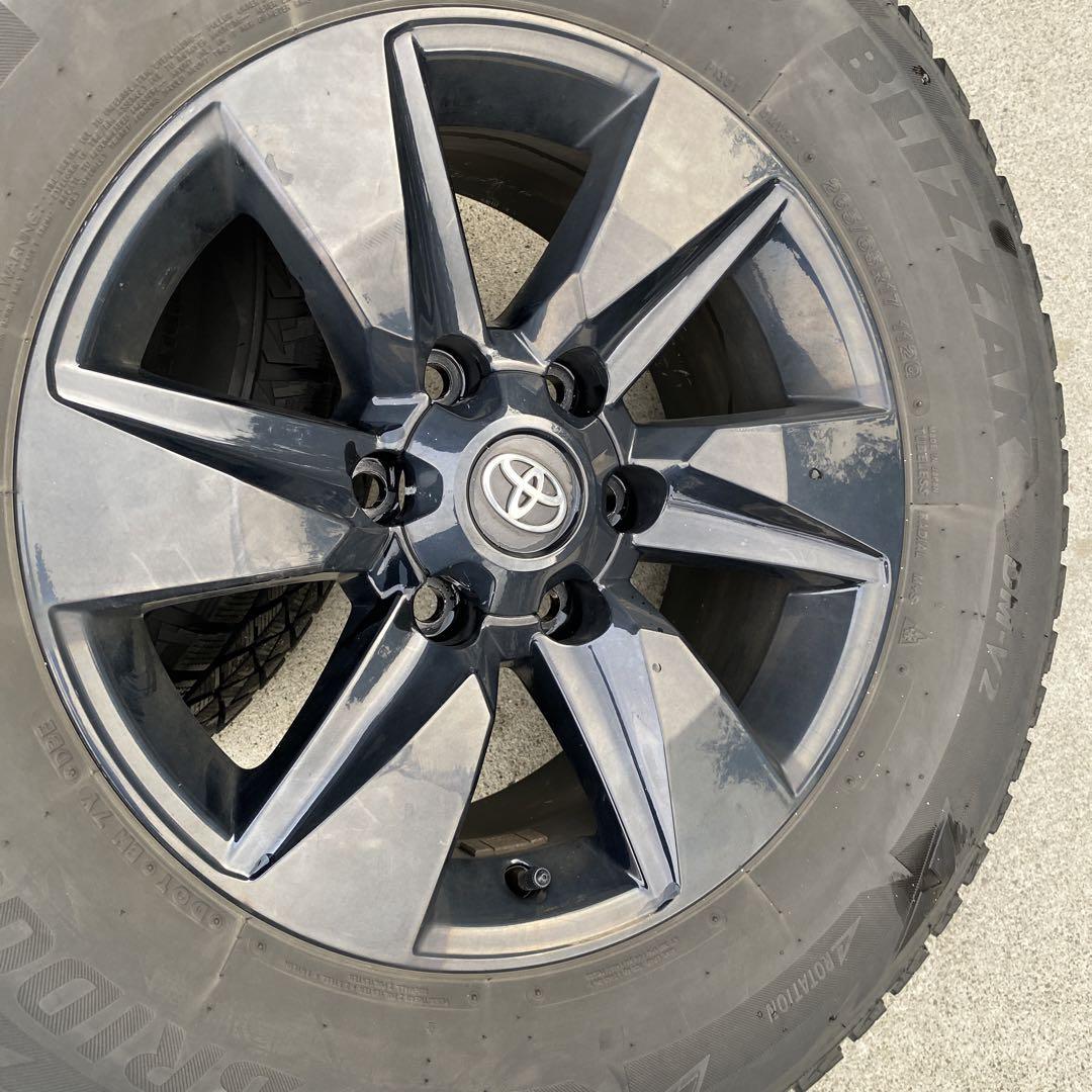 265/65r17 ブリザック　dm-v2 2019年製　ホイールセット　4本
