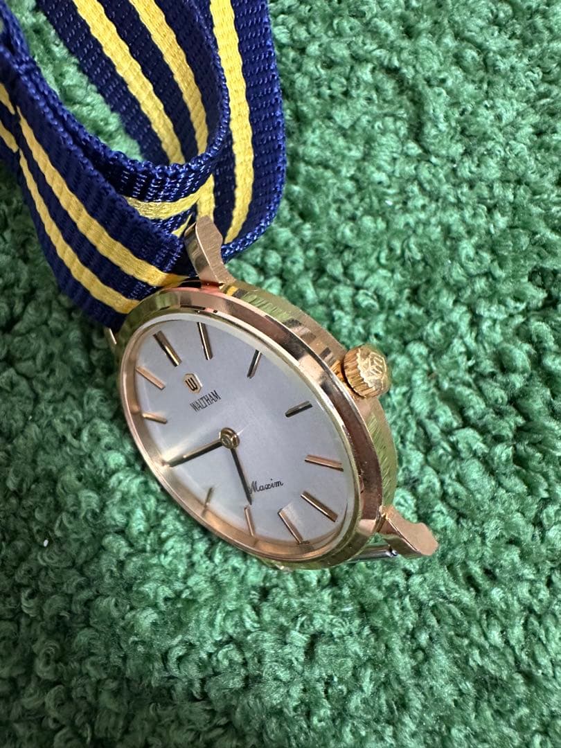 超美品 WALTHAM Maxim 手巻き メンズ腕時計 ベルト 2本 超美品 WALTHAM Maxim 手巻き メンズ腕時計 ベルト 2本