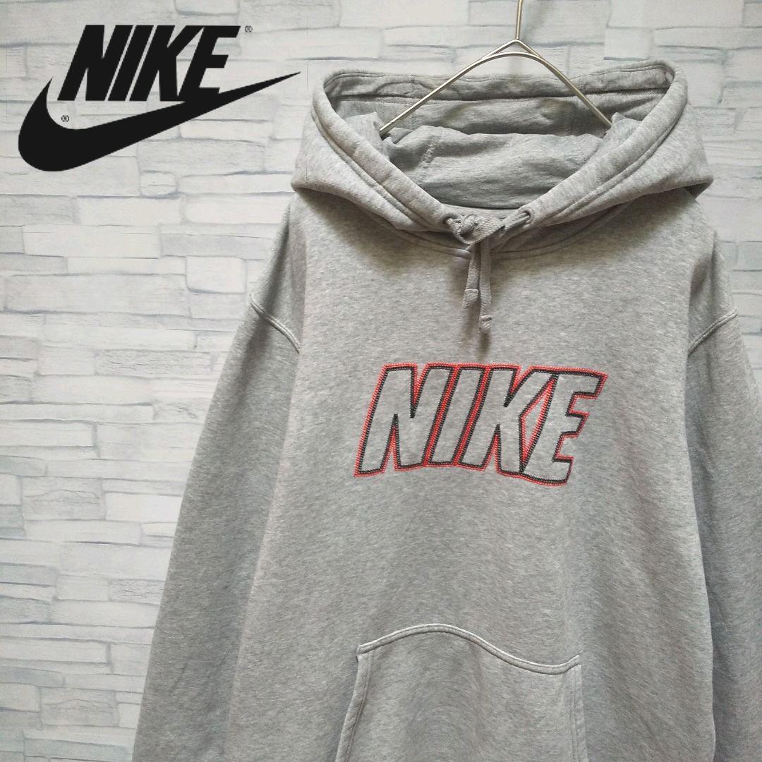 【稀少デザイン】ナイキ NIKE センターロゴ プルオーバー パーカー