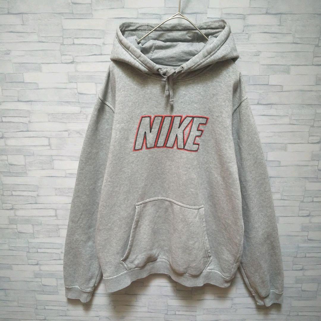 【稀少デザイン】ナイキ NIKE センターロゴ プルオーバー パーカー