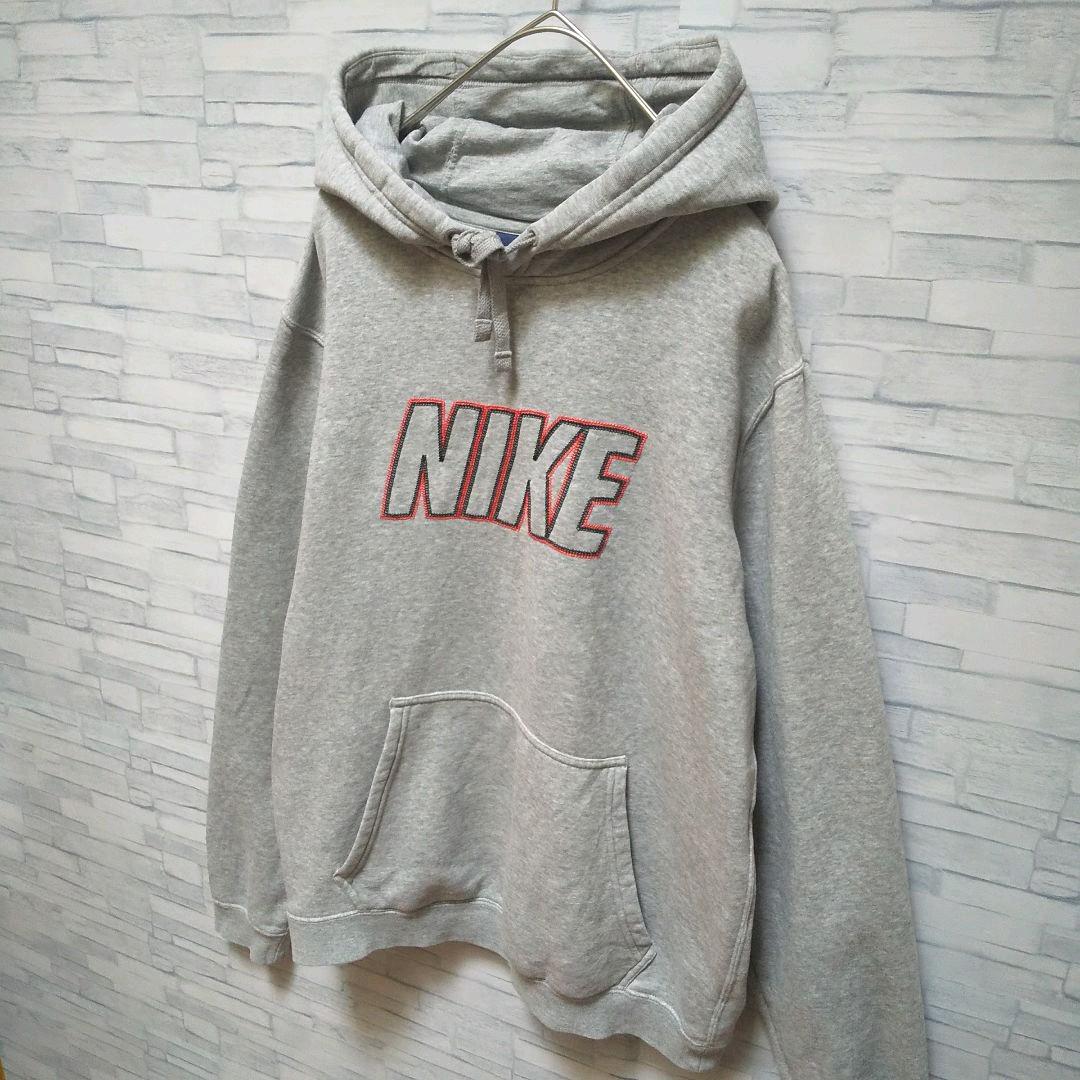 【稀少デザイン】ナイキ NIKE センターロゴ プルオーバー パーカー