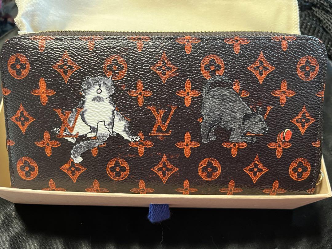 ルイヴィトン モノグラム キャットグラム ジッピー美品