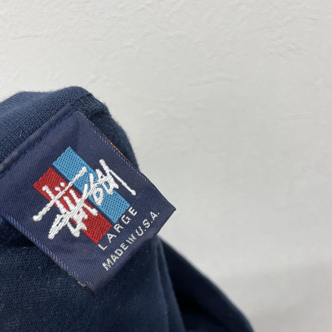 Stussy ドラゴンプリント 長袖Tシャツ Lサイズ　　△34