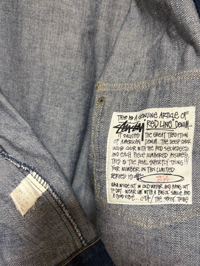 90s OLD STUSSY 1st denim jacket